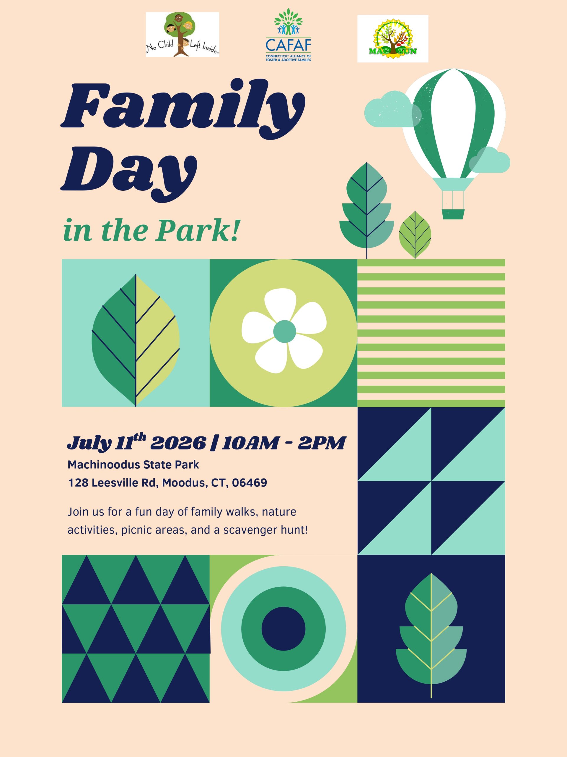 NCLI and CAFAF Family Day in the Park- July 11th