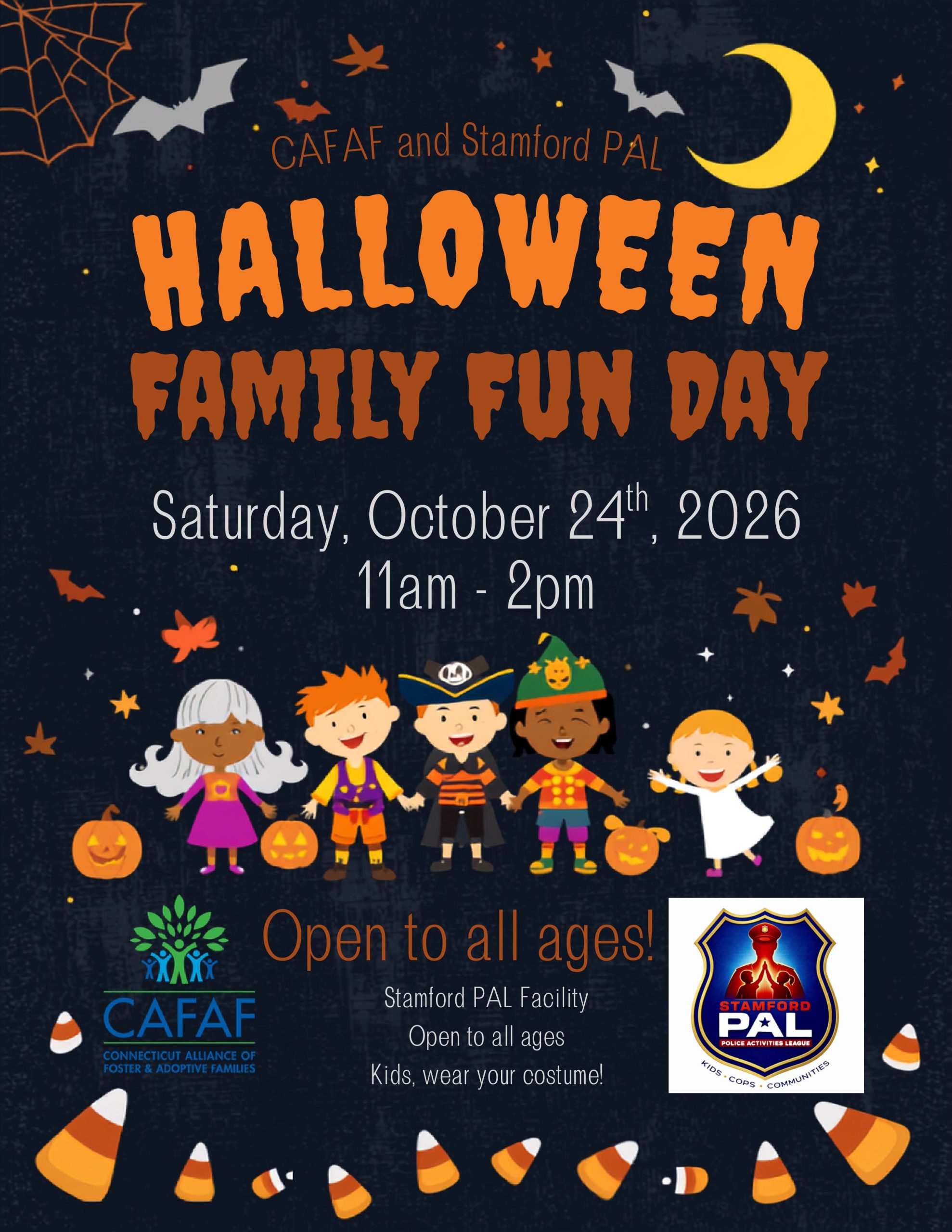 Halloween Family Fun Day- Stamford PAL and CAFAF October 24th
